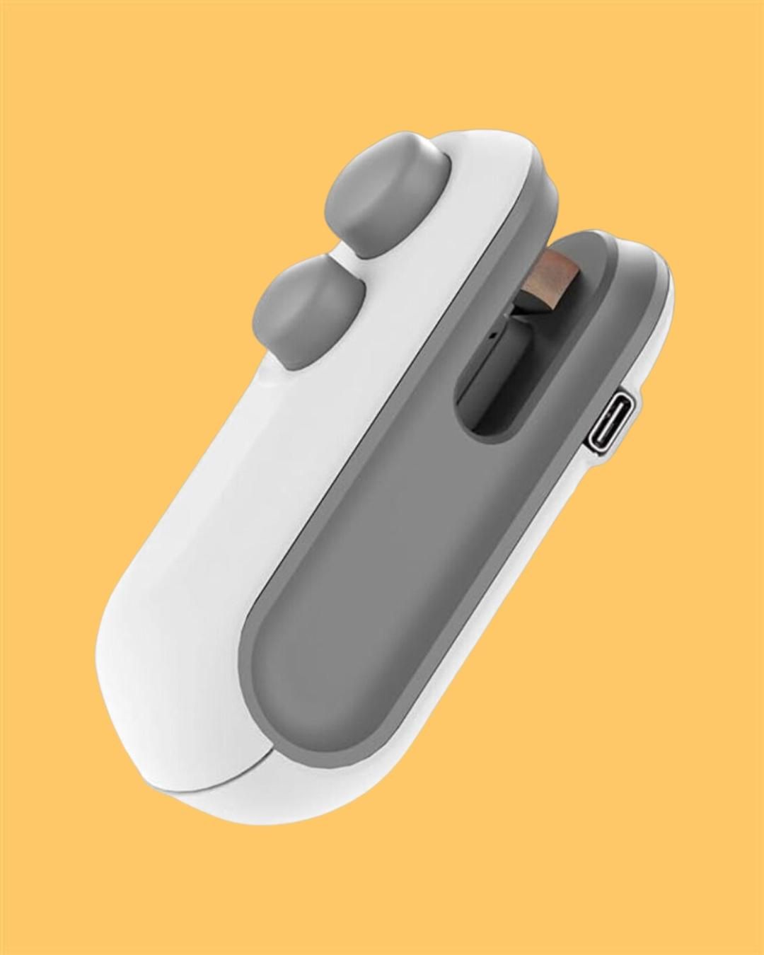 Portable Mini Sealing Machine 2 in 1 USB Rechargeable